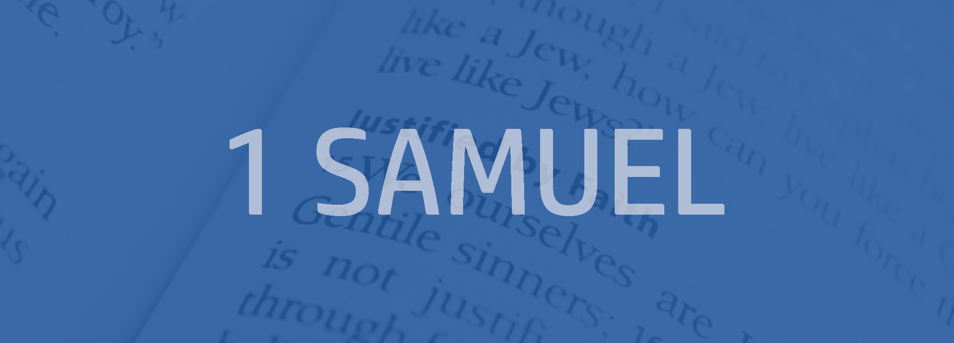 1 Samuel Bible outline