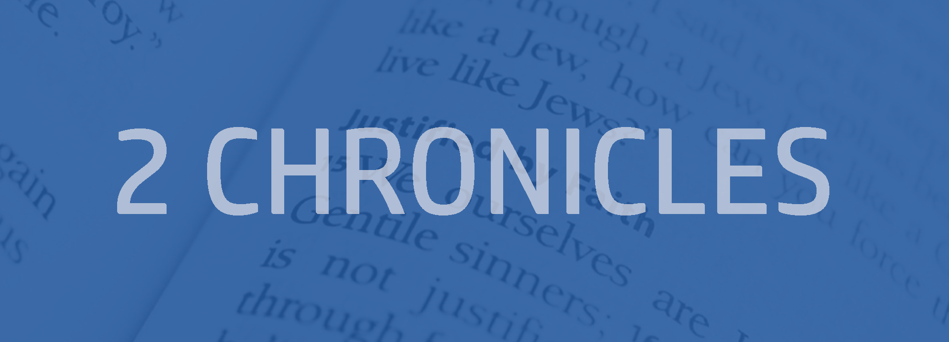 2 Chronicles Bible outline