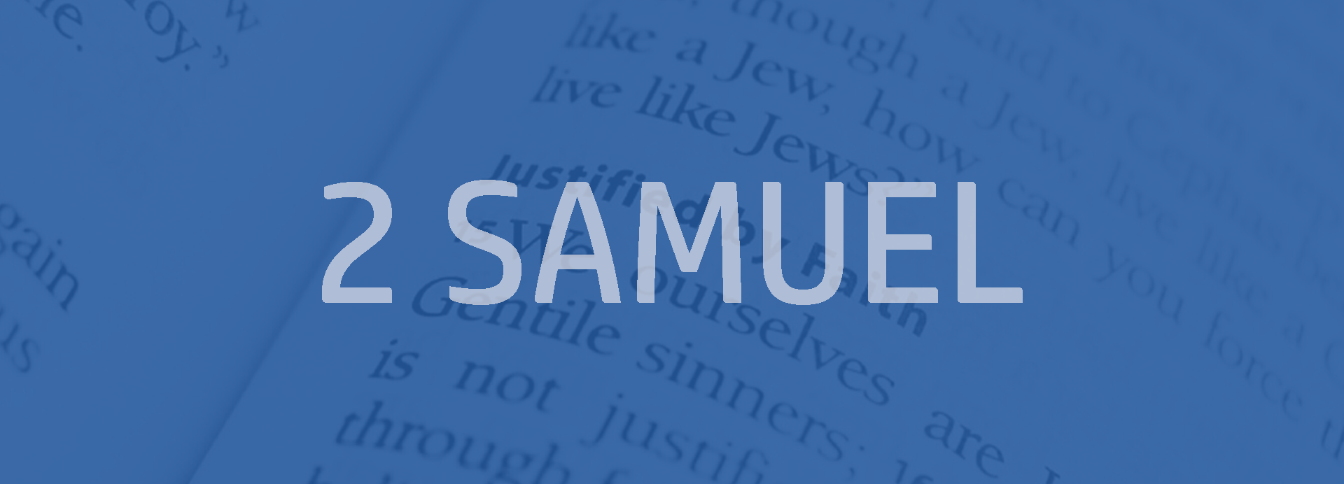 2 Samuel Bible outline