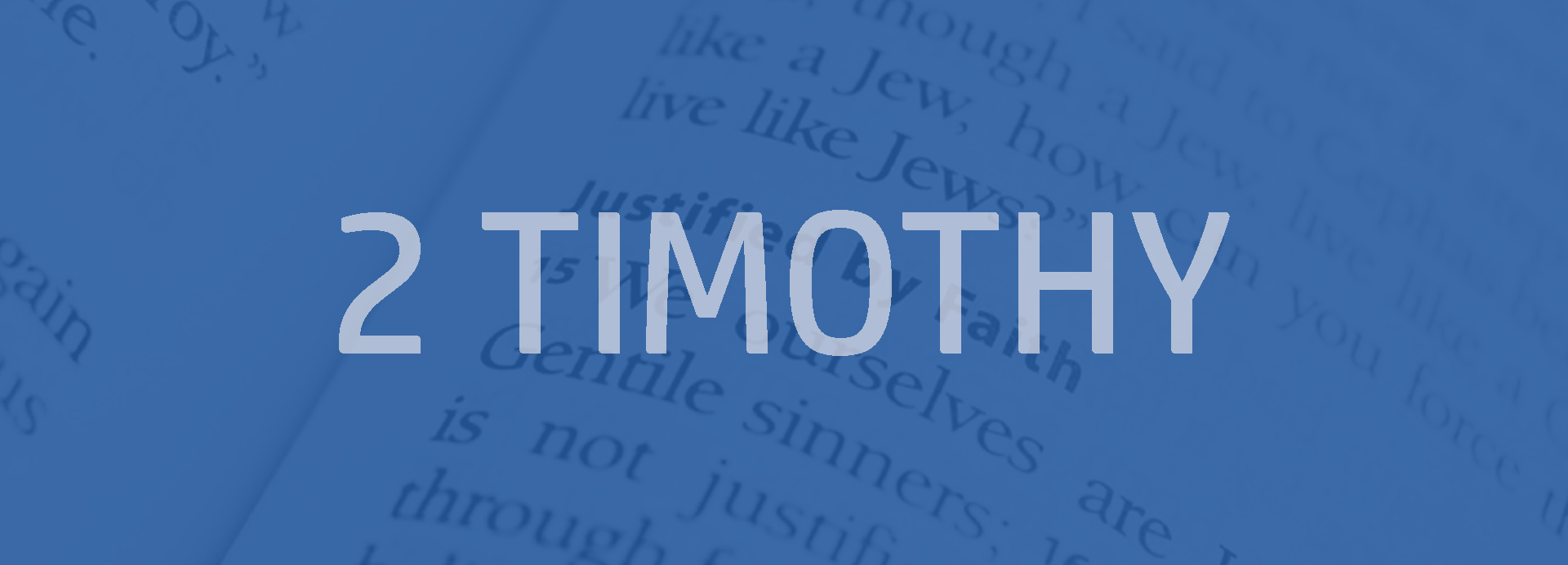 2 Timothy Bible outline
