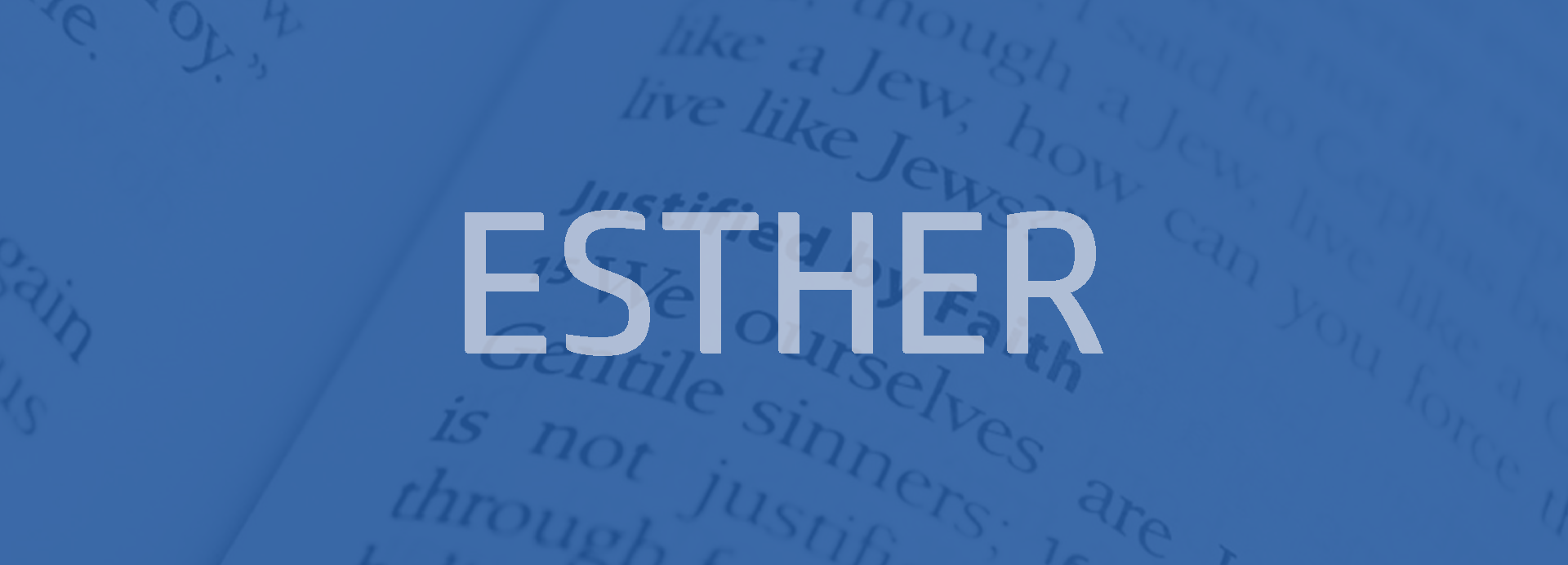 Esther Bible outline