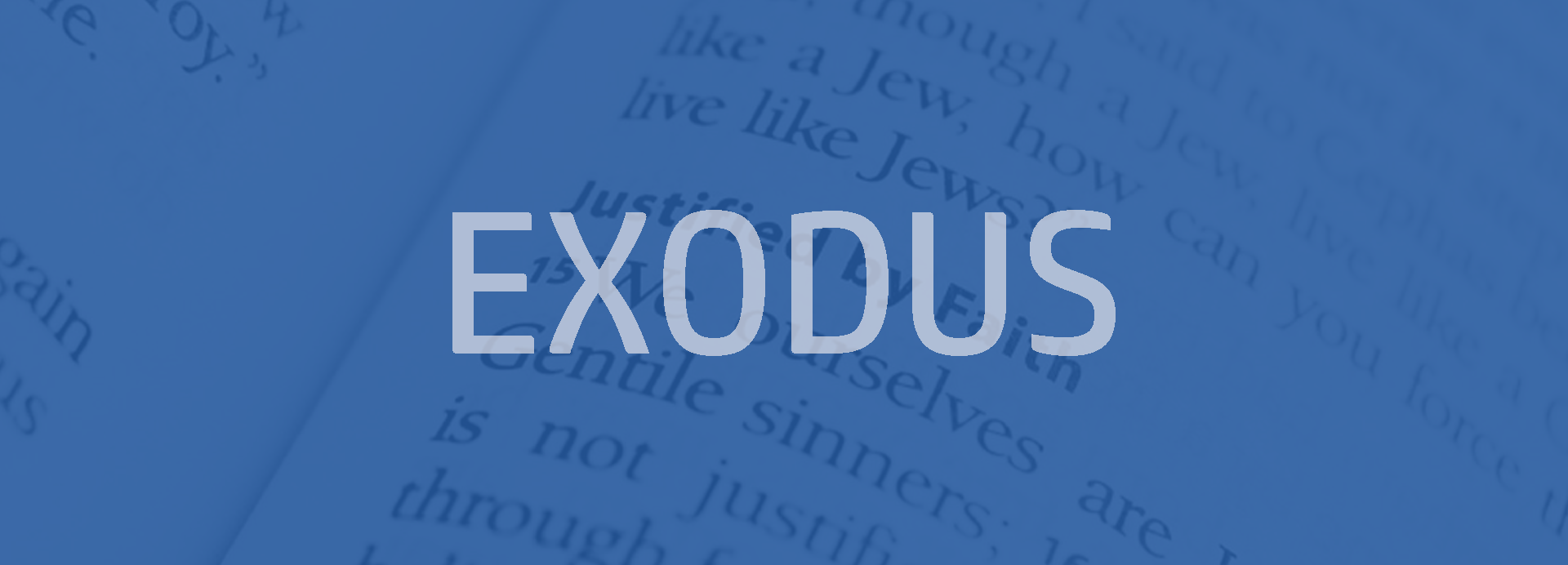 Exodus Bible outline
