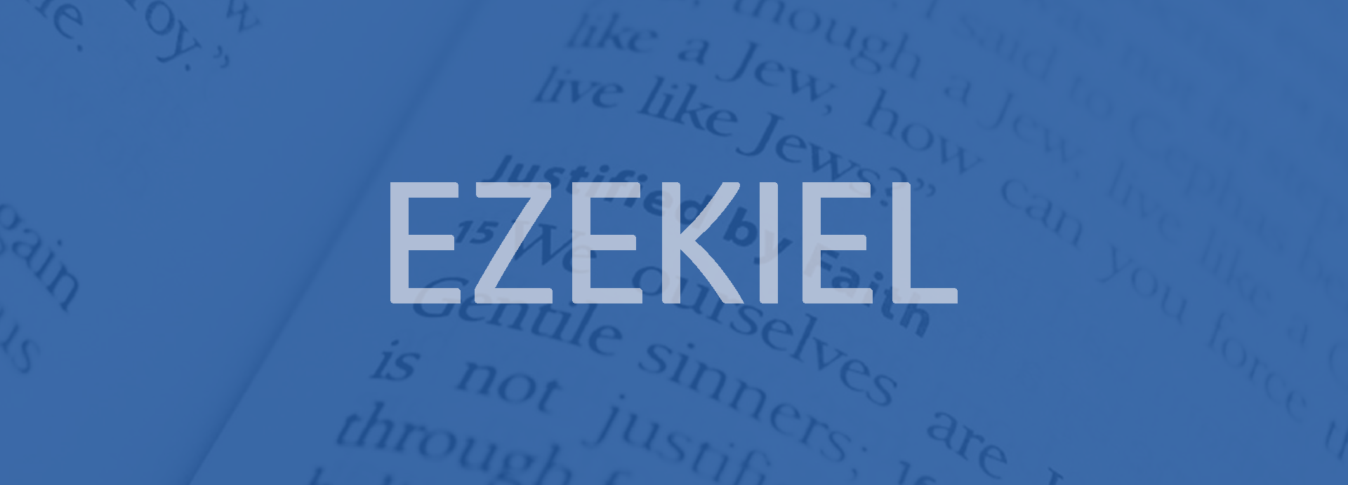 Ezekiel Bible outline
