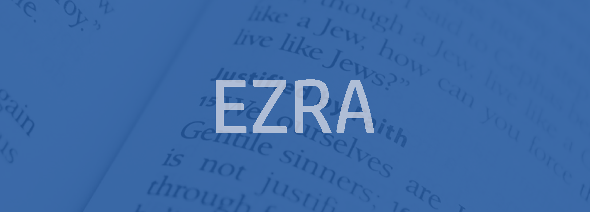 Ezra Bible outline