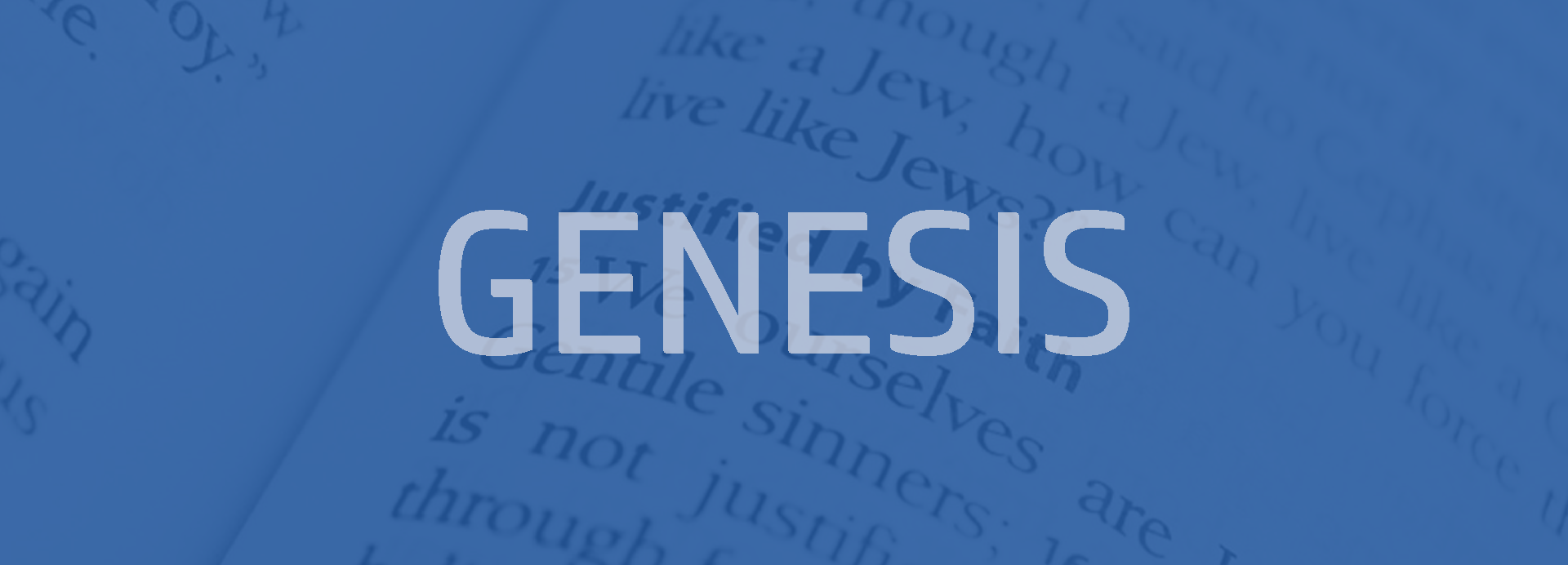 Genesis Bible outline
