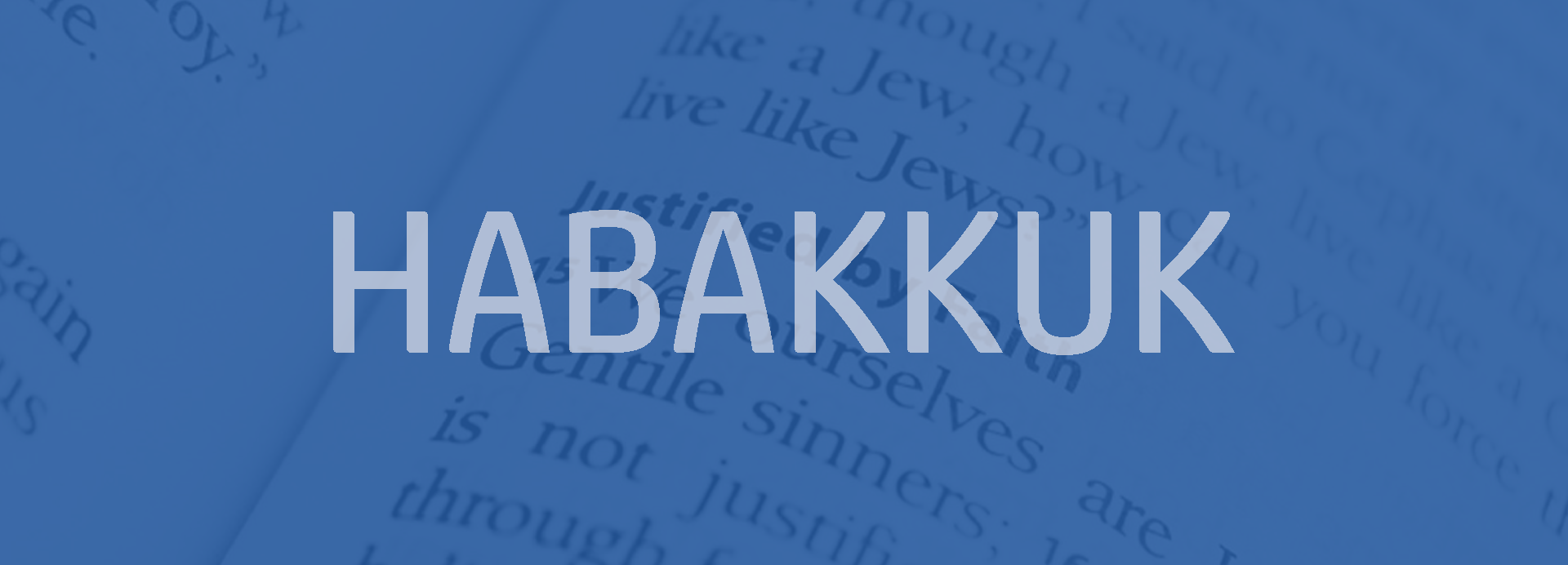 Habakkuk Bible outline