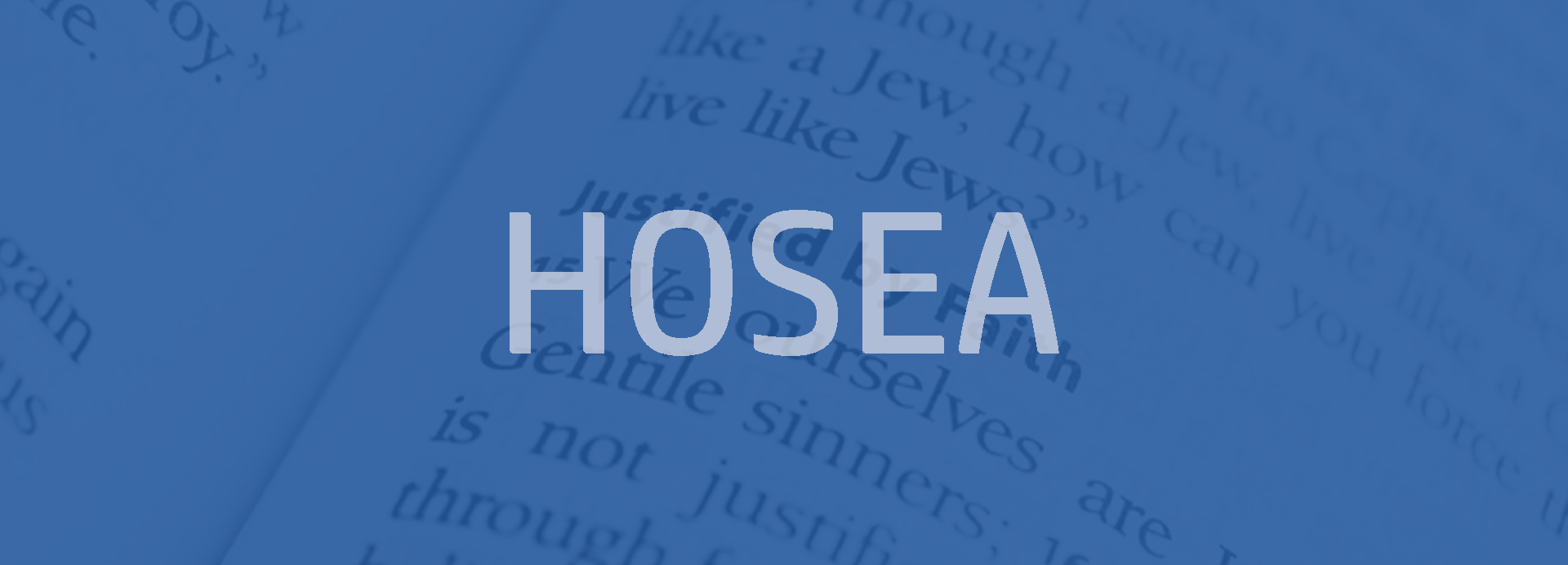 Hosea Bible outline