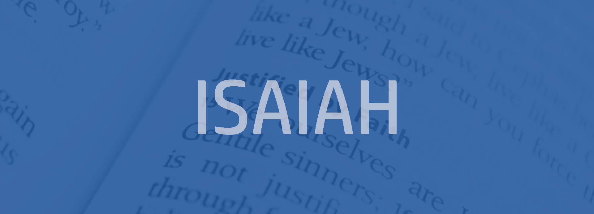 Isaiah Bible outline