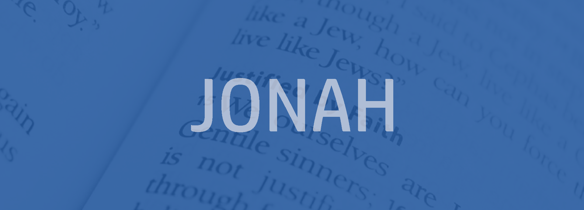 Jonah Bible outline