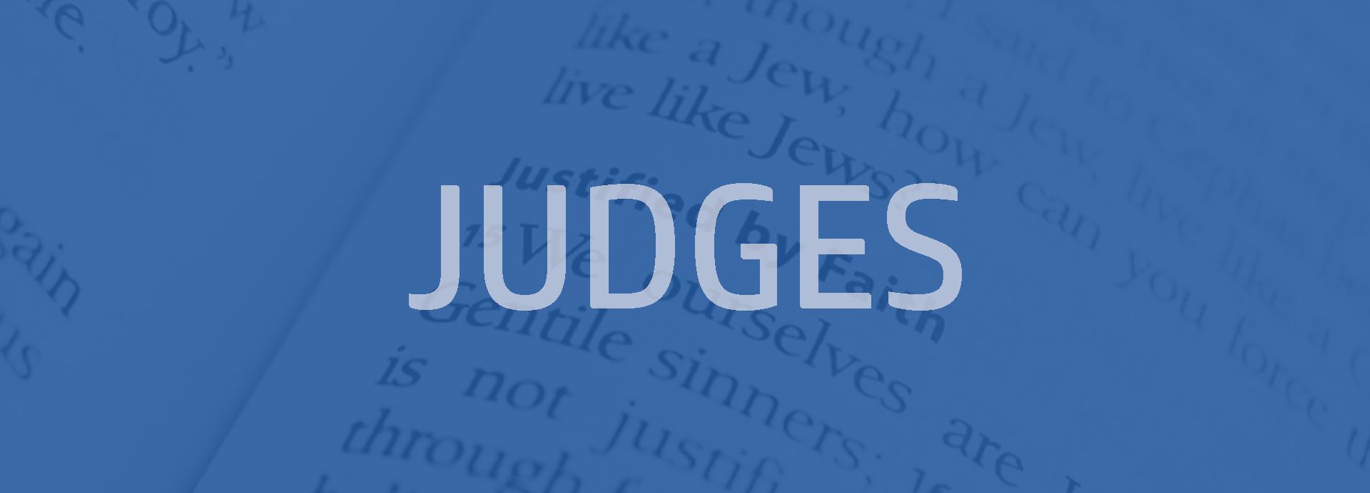 Judges Bible outline