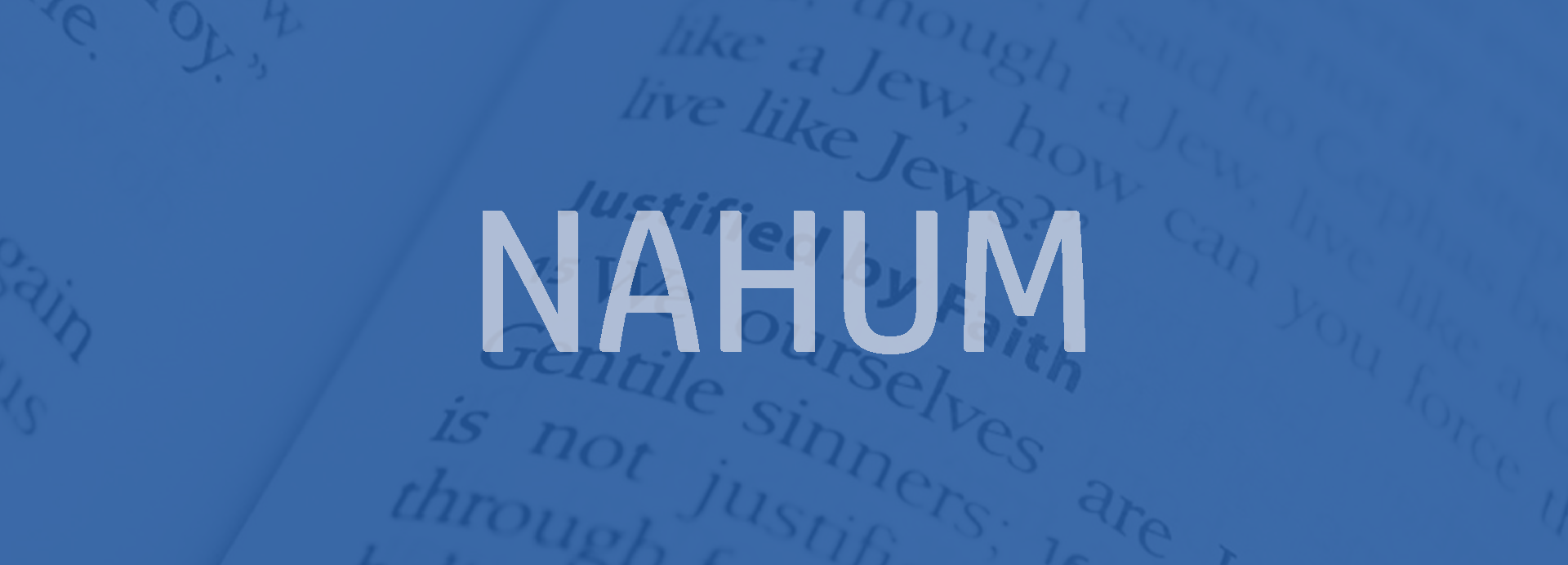 Nahum Bible outline