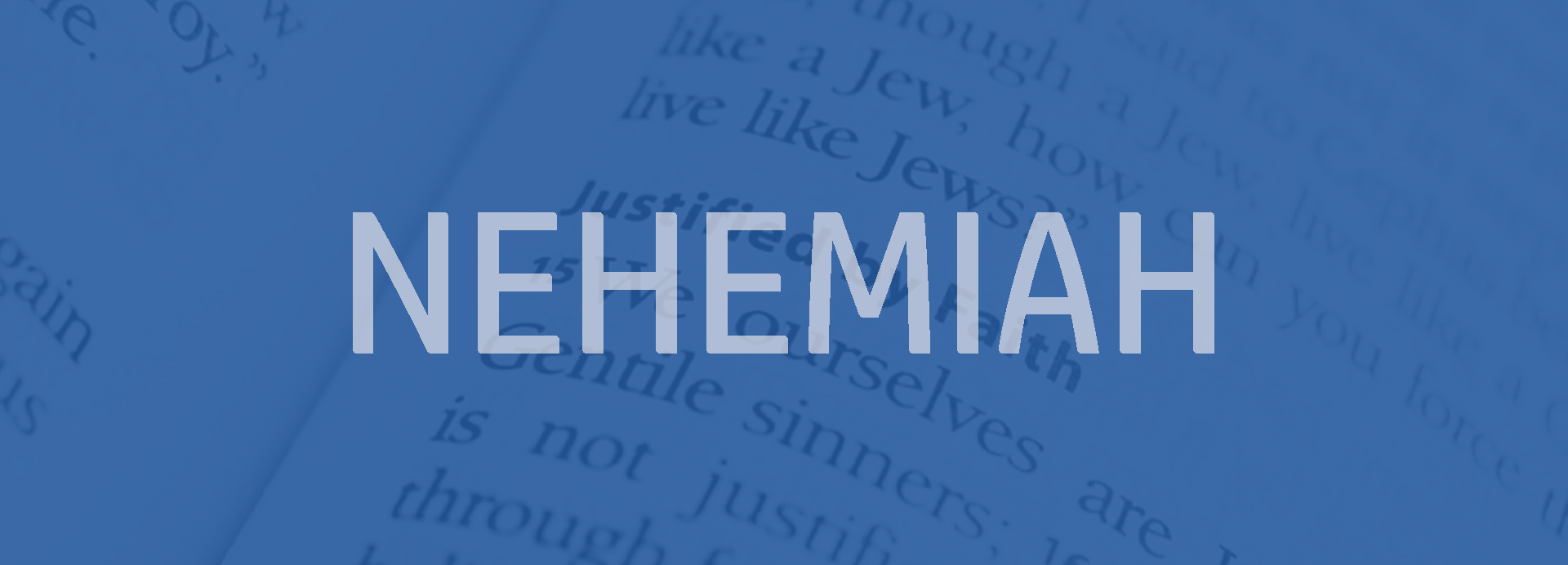 Nehemiah Bible outline