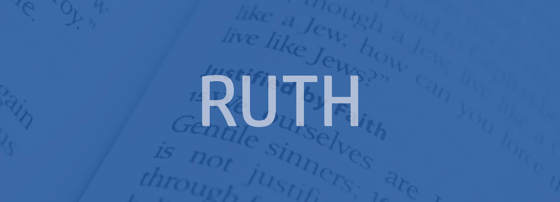 Ruth Bible outline