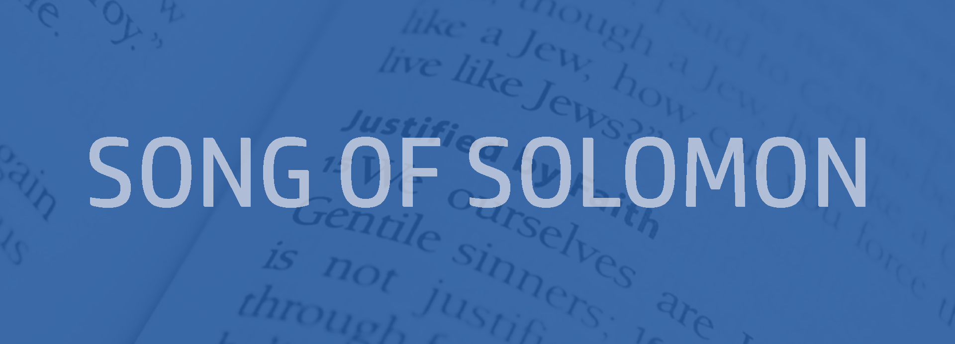 Song of Solomon Bible outline