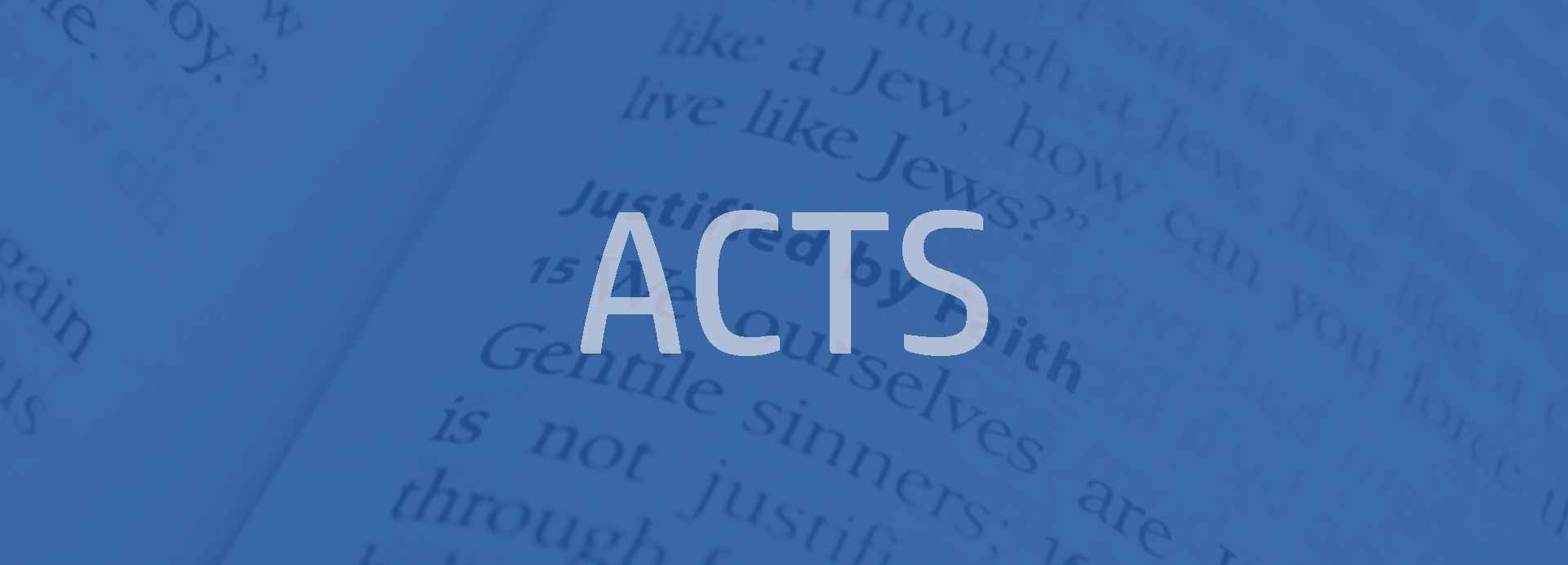 Acts Bible outline