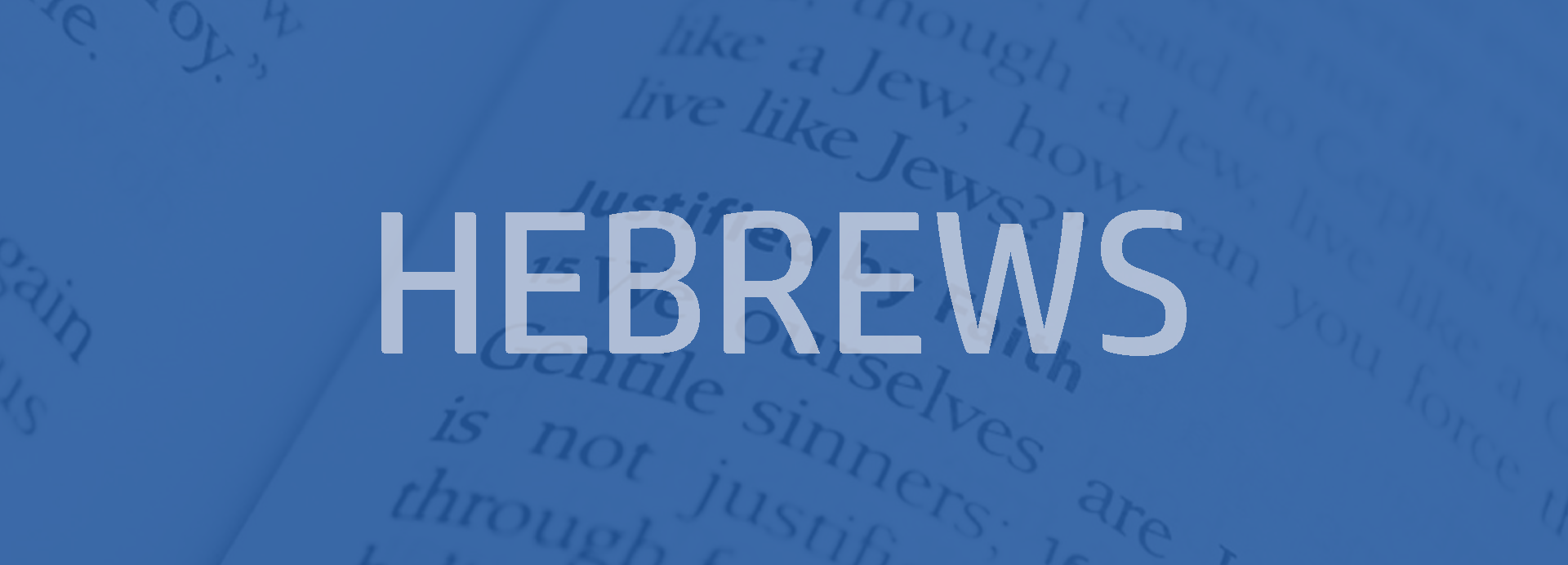 Hebrews Bible outline