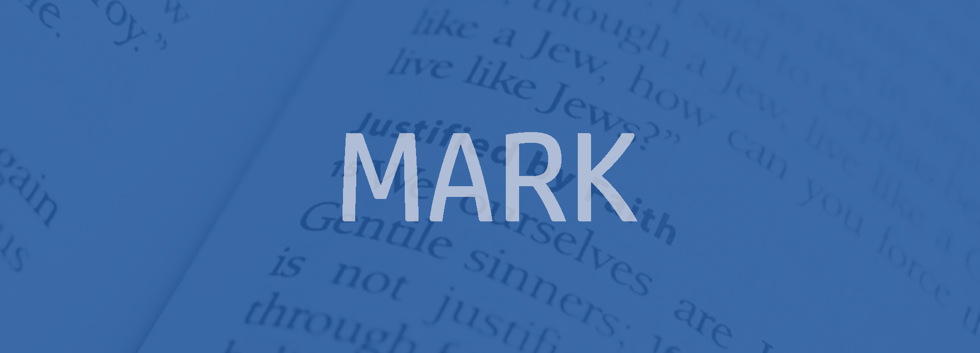 Mark Bible outline