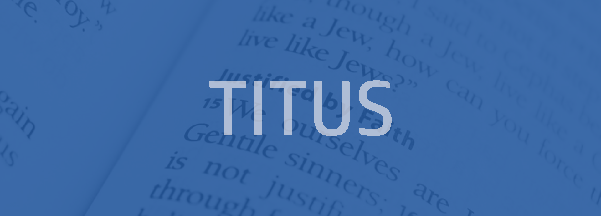 Titus Bible outline